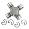 Meritor U-Joint Kit, Driveshaft, Outside Snaprings, 3.371 In. Cross Lng, 0.657 In. Cross Trunnion Dia CP213X - alternate 3